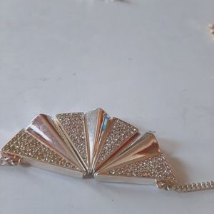 Rhinestone Statement  Necklace